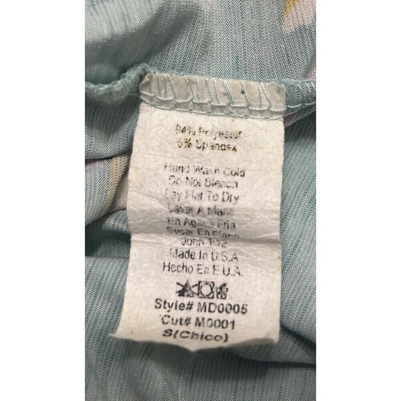 MyBump Maternity Wendy Mint Floral Bow Tie Midi Dress Size Small - Picture 7 of 10